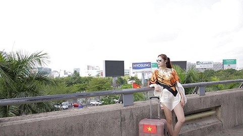 Hoàng Hạnh tự tin lên đường dự thi Miss Asia Beauty 2017