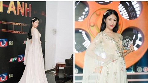 Hoàng Kim Uyên làm “nàng tiên hoa” xinh đẹp dự sự kiện