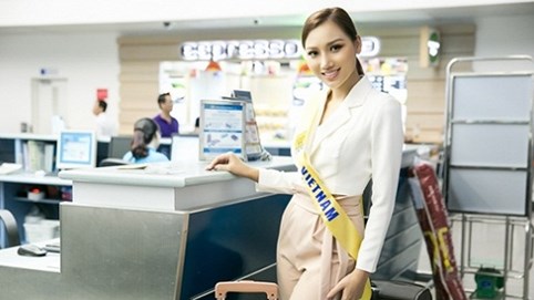 Hoàng Thu Thảo chính thức lên đường dự thi Miss Global Beauty Queen 2017