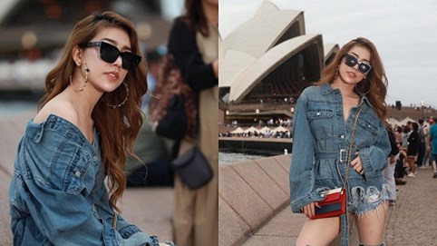 Hoàng Y Nhung thích thú khám phá Australia