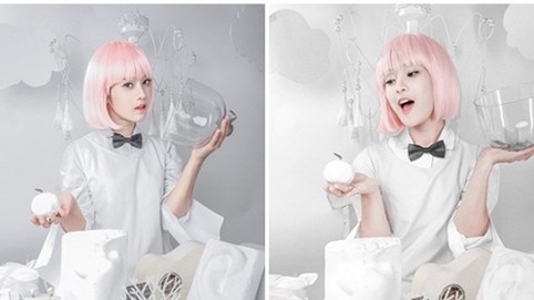 Hoàng Yến bất ngờ khác lạ với màu tóc mới