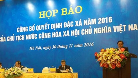 Trong số 4.384 phạm nhân được đặc xá không có Dũng 