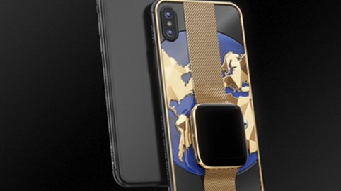 iPhone XS Max giá 21.000 USD tích hợp đồng hồ Apple Watch
