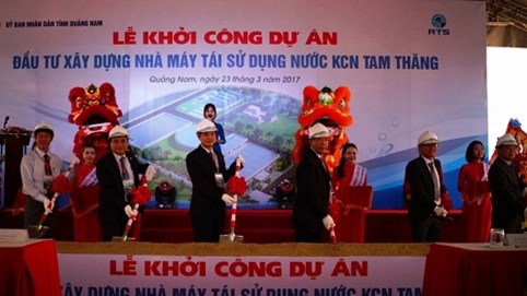 Quảng Nam: 230 tỷ đồng xây dựng nhà máy tái sử dụng nước tại khu công nghiệp