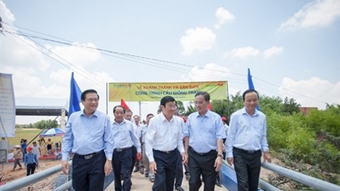 Khánh thành cầu giao thông nông thôn tại Long An