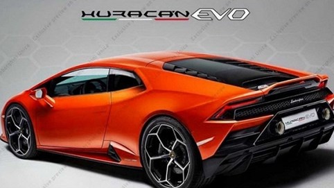 Lamborghini Huracan 2020 lần đầu lộ ảnh toàn diện không che chắn