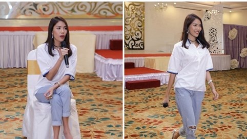 Lan Khuê cá tính thị phạm catwalk thí sinh Người đẹp Xứ Dừa 2016