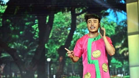 Lê Dương Bảo Lâm trở thành “bà tám” của showbiz trong Gặp nhau để cười