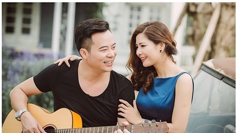 Lưu Kỳ Hương - Phan Anh tình tứ dắt nhau đến với âm nhạc