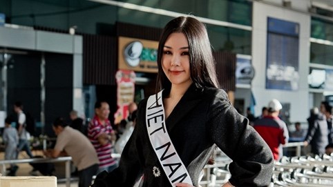 Mặc lùm xùm, Ngân Anh vẫn lên đường tham dự Miss Intercontinental 2018
