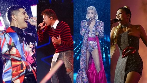 Mặc mưa to, Thu Minh, Noo Phước Thịnh, Soobin Hoàng Sơn, Tóc Tiên vẫn 