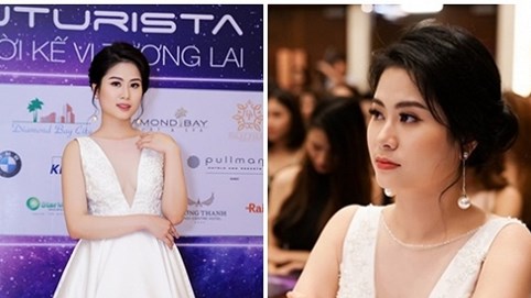 NTK Linh Bùi khoe vẻ đẹp thanh lịch khi xuất hiện tại sự kiện