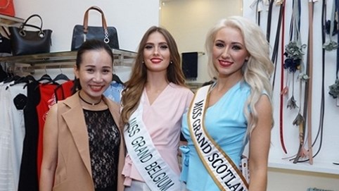 NTK Mi Trang hỗ trợ trang phục cho thí sinh Miss Grand International 2017