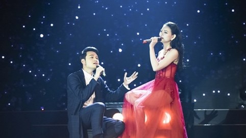 Quang Vinh, Thu Thủy khiến fan thích thú với màn song ca ngọt lịm