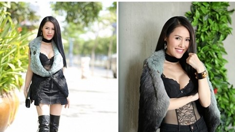 Quế Vân sexy trong buổi giới thiệu MV mới