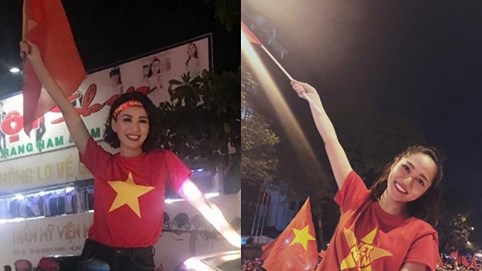 Sao Việt xuống đường ăn mừng ĐT Việt Nam vô địch AFF Cup 2018