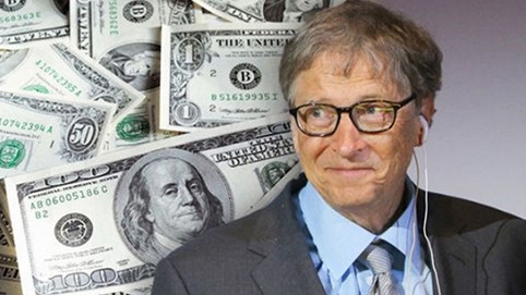Tài sản của Bill Gates đủ để ông chẳng cần phải cúi xuống nhặt tiền nếu nó ít hơn... 1 tỷ đồng