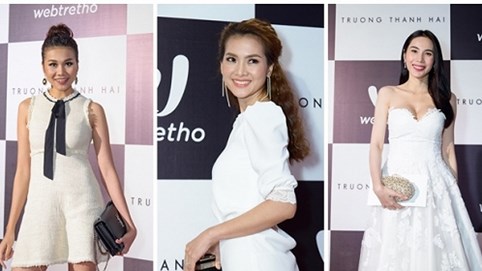 Thanh Hằng, Anh Thư, Thủy Tiên đọ sắc trắng tại 