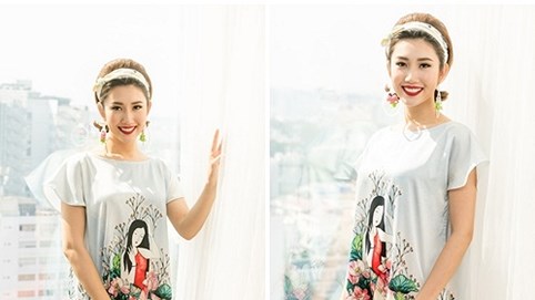 Thúy Ngân thanh lịch, hóa quý cô thập niên 60