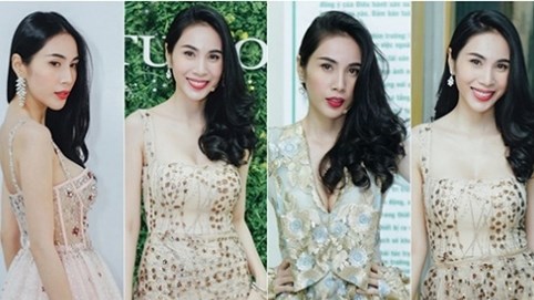 Thủy Tiên biến đổi phong cách liên tục trong sự kiện