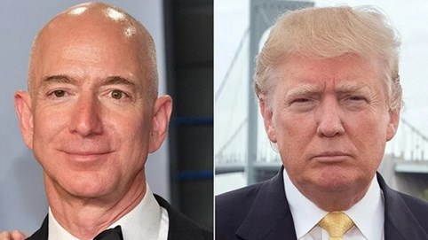 Tổng thống Trump bất ngờ nhắn nhủ Jeff Bezos sau tin ly hôn: Chúc may mắn!