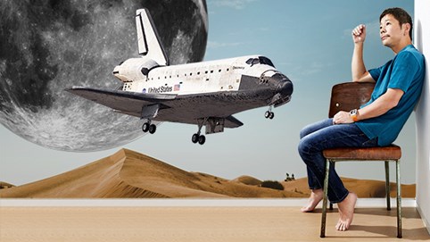 Tỷ phú thích chơi ngông trên chuyến du hành lên Cung Trăng