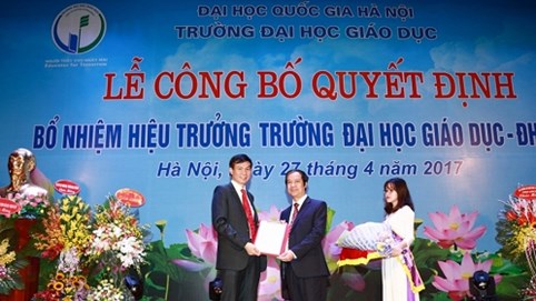 Đại học Giáo dục có tân Hiệu trưởng