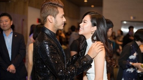 Vũ Ngọc Ánh, Anh Tài quấn quýt không rời tại sự kiện