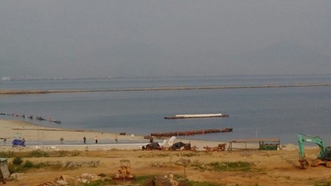 Xung quanh nguồn cát san lấp dự án khu đô thị quốc tế lấn biển Đà Nẵng