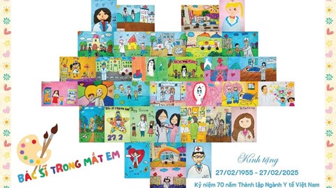 Tình yêu thương dưới góc nhìn trẻ thơ: Workshop vẽ tranh ‘Bác sĩ trong mắt em’ kỷ niệm 70 năm ngành Y tế Việt Nam