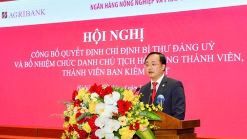 Agribank bổ nhiệm nhân sự cấp cao, ông Tô Huy Vũ làm Chủ tịch Hội đồng thành viên