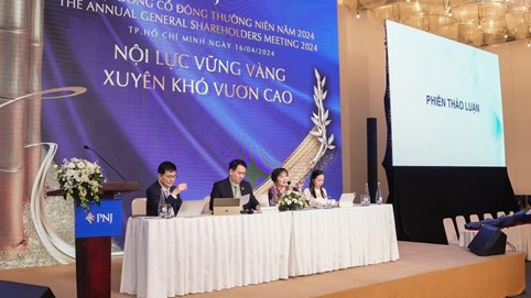 ĐHĐCĐ 2024: PNJ lợi nhuận sau thuế đạt mức kỷ lục, mục tiêu doanh thu 2024 tăng trưởng 12%
