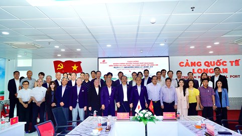 Cảng Quốc tế Long An đón tiếp đoàn chính quyền thành phố Okayama (Nhật Bản) đến thăm và làm việc, tăng cường quan hệ hợp tác giữa hai địa phương