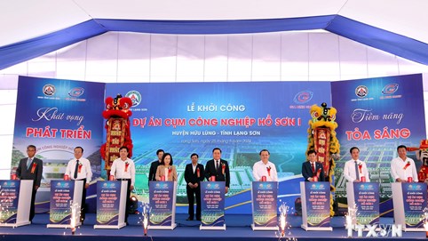 Lạng Sơn: Khởi công dự án Cụm Công nghiệp Hồ Sơn I hơn 810 tỷ đồng