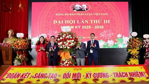 Đảng bộ Báo PLVN tổ chức thành công Đại hội lần thứ III, nhiệm kỳ 2025 - 2030