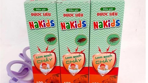 Thu hồi toàn quốc lô Dầu gội dược liệu Nakids làm sạch chấy