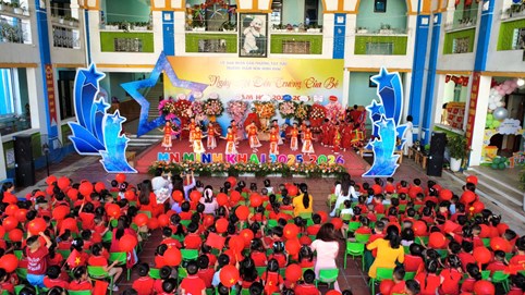 Hà Nội: Trường Mầm non Minh Khai hoà chung ngày hội ‘Đến trường của bé’