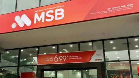 Ngân hàng MSB tăng vốn điều lệ lên 26.000 tỷ đồng