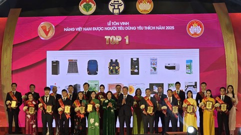 Hà Nội vinh danh 150 sản phẩm, dịch vụ “Hàng Việt Nam được người tiêu dùng yêu thích” 2025