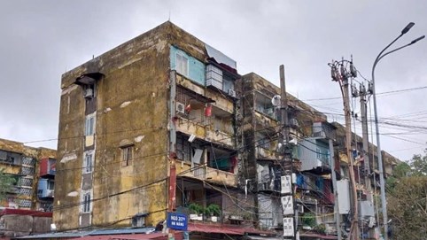 Hải Phòng: 15 chung cư cũ được xác định mức nguy hiểm cấp D 