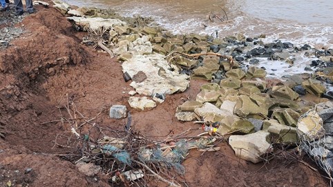 Cà Mau phê duyệt dự án chống xói lở bờ biển hơn 185 tỷ đồng