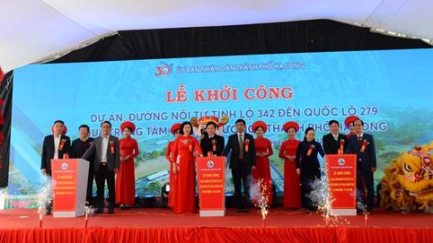 Quảng Ninh: Khởi công 2 tuyến đường gần 900 tỷ đồng, mở thêm cửa ngõ vào TP Hạ Long