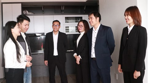 Nhà ở xã hội 18 tầng tại Đại Thắng chính thức  được TNG Land bàn giao sau khi nghiệm thu