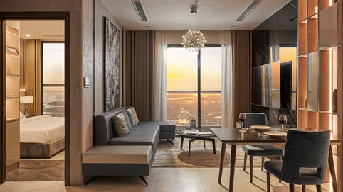 Sống thượng lưu đậm chất Mỹ giữa tầng không