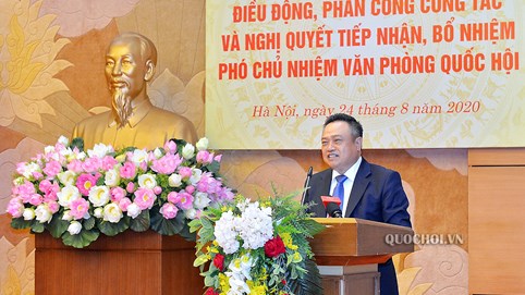 Chủ tịch PVN Trần Sỹ Thanh làm Phó chủ nhiệm Văn phòng Quốc hội