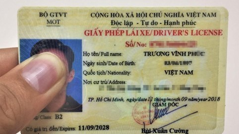 Đề xuất rút thời hạn giấy phép lái xe còn 5 năm