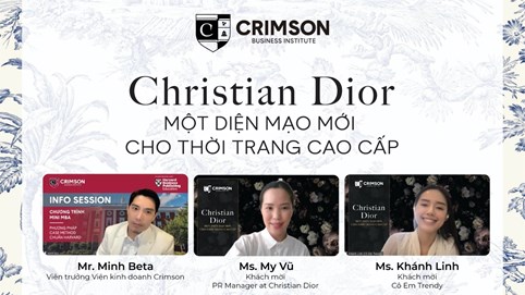 Viện Crimson đưa tình huống thực tế Christian Dior vào lớp Mini-MBA chuẩn Harvard 