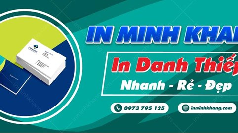 Công ty In Ấn Minh Khang, địa chỉ in danh thiếp uy tín