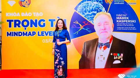 Chuyên gia Nguyễn Hoàng Oanh vui mừng vì trẻ em Việt Nam tham gia giải vô địch Mindmap Thế giới 2023