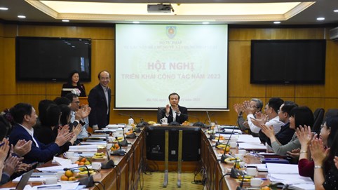 Vụ Các vấn đề chung về XDPL: Tiếp tục tham mưu hoàn thiện công tác xây dựng pháp luật của Bộ